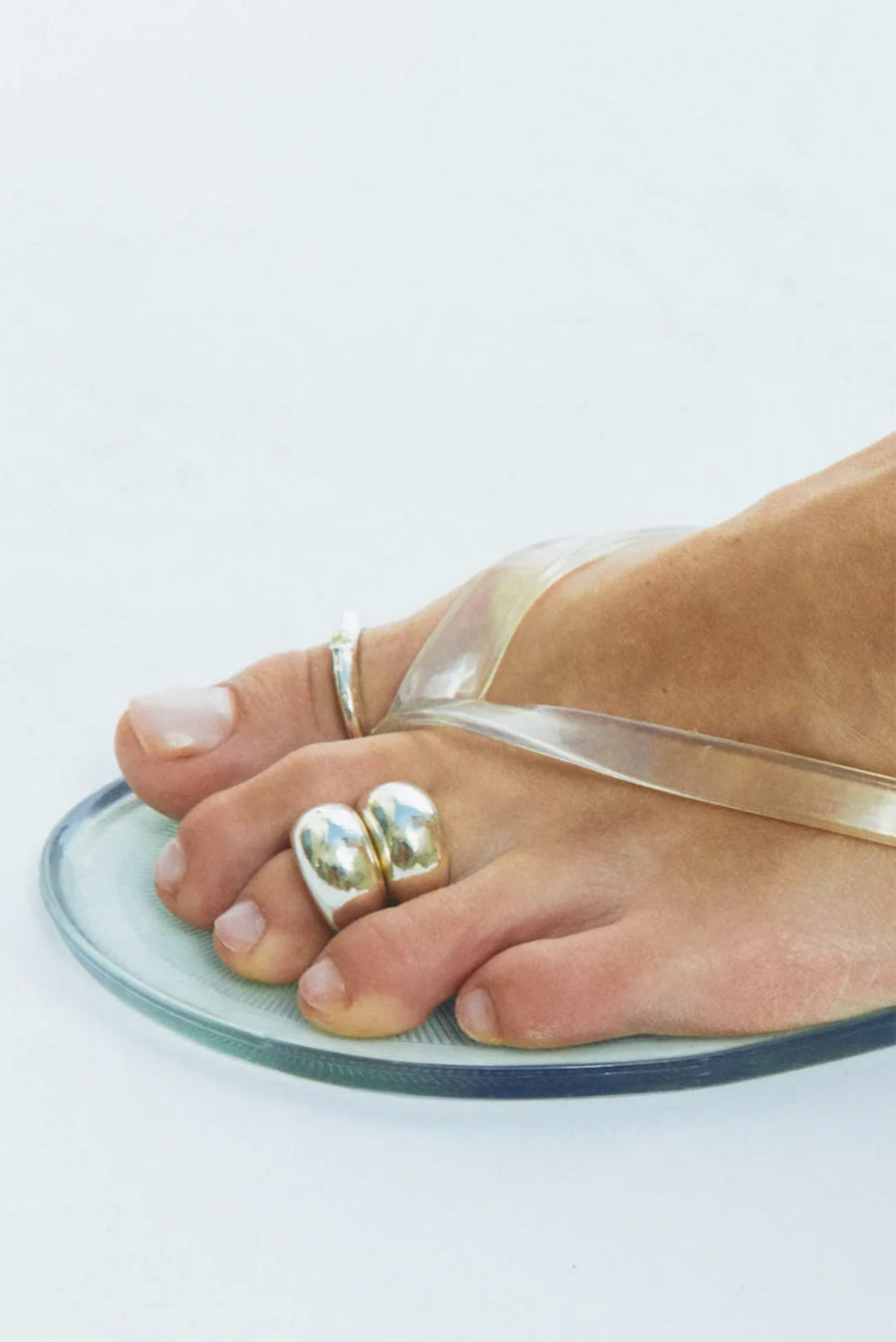 Simuero - Gota Toe Ring - Silver