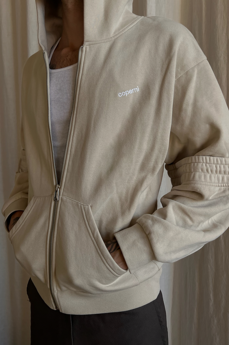 Coperni - Hybrid Hoodie - Sand