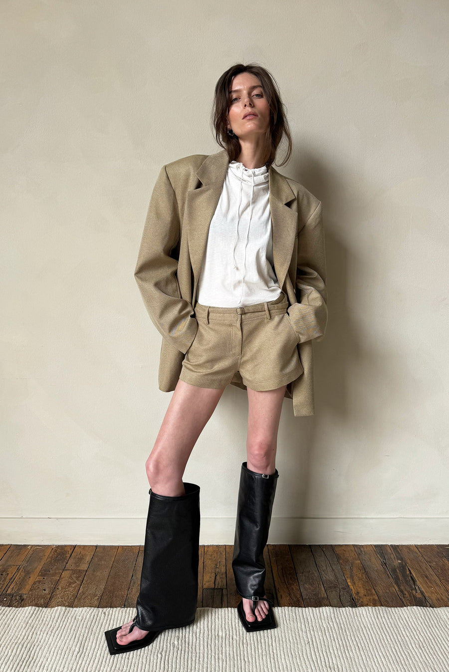 Mini Suit Shorts