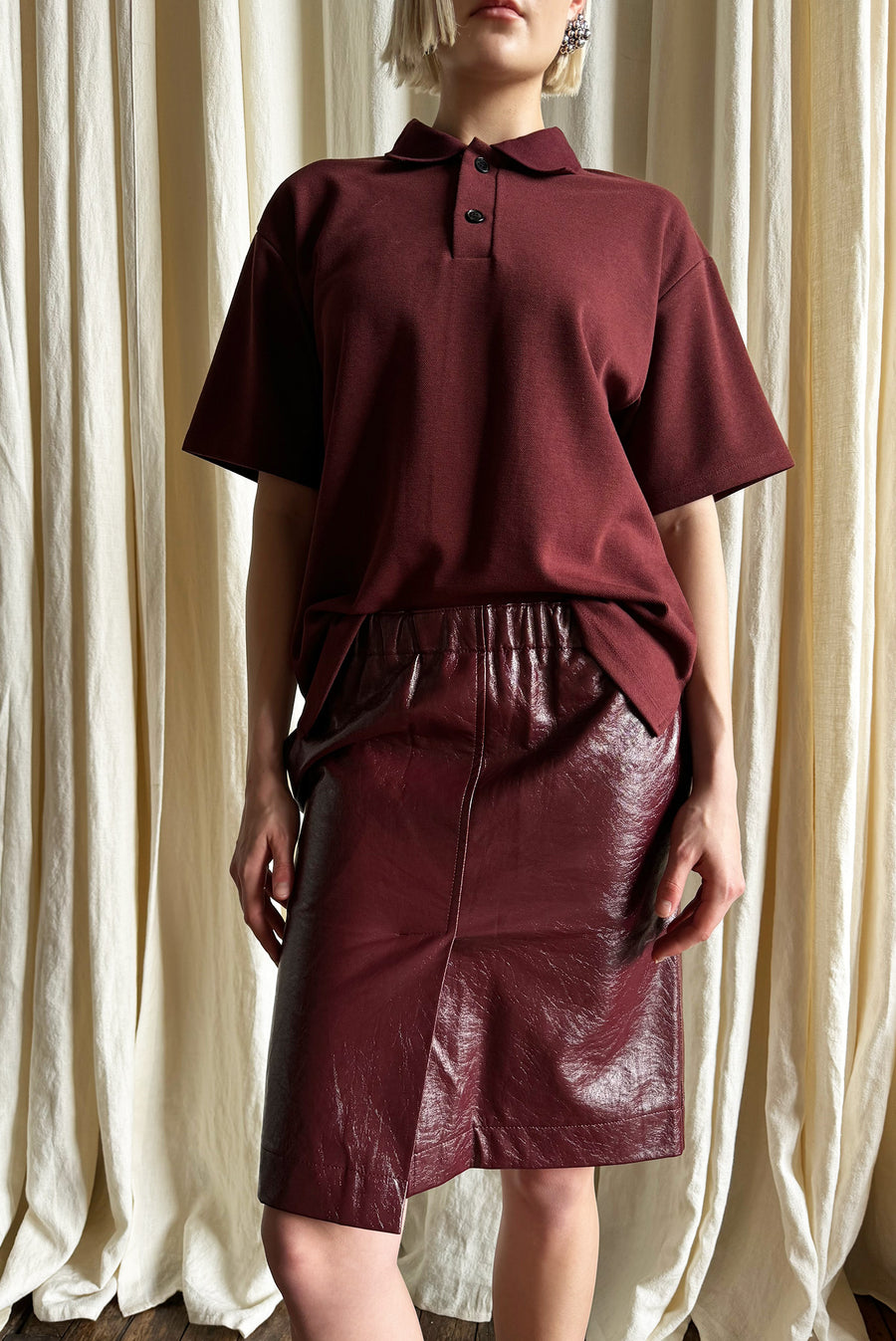 Flare Sleeve Polo