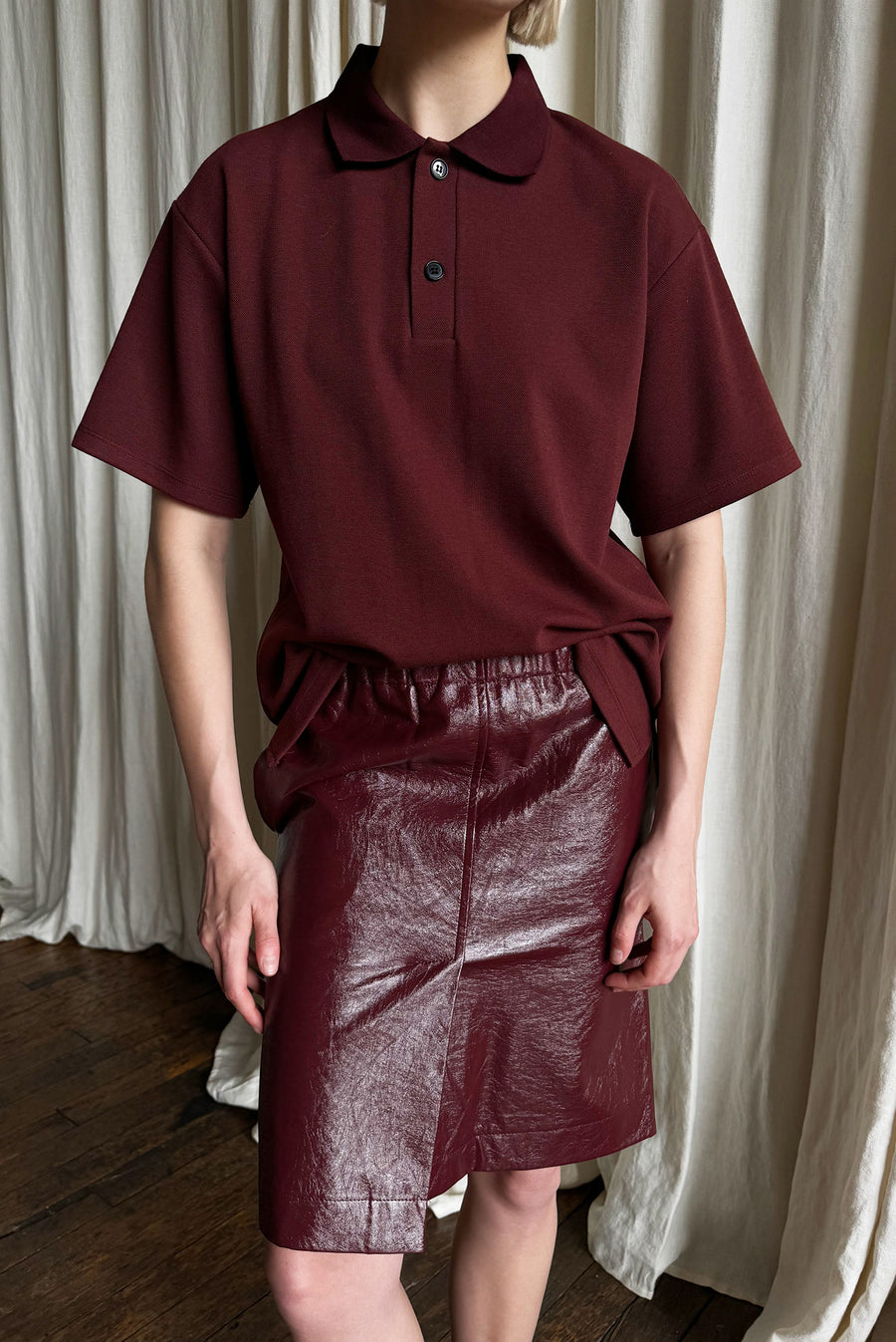 Flare Sleeve Polo