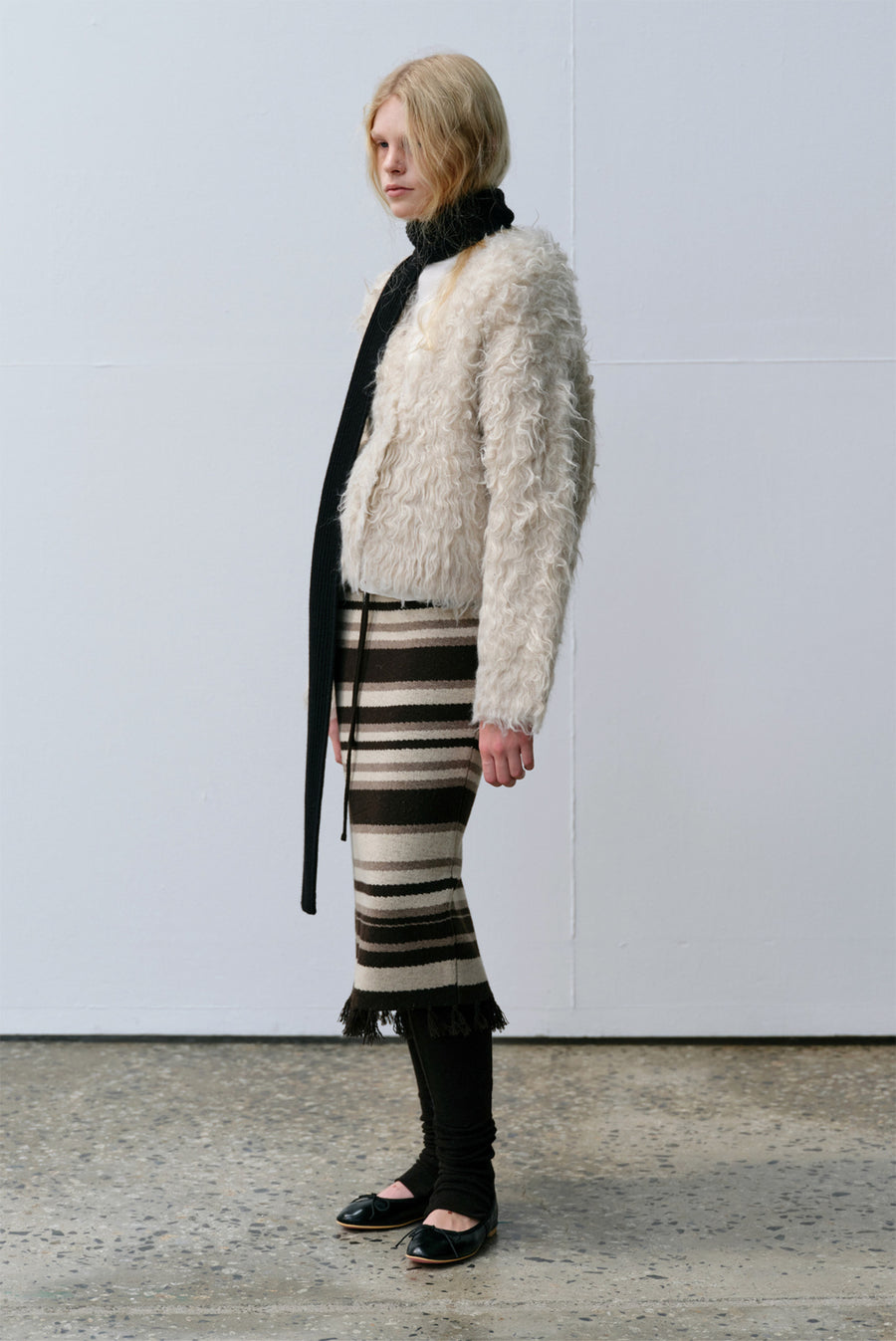 Brushed Cardigan - Gray