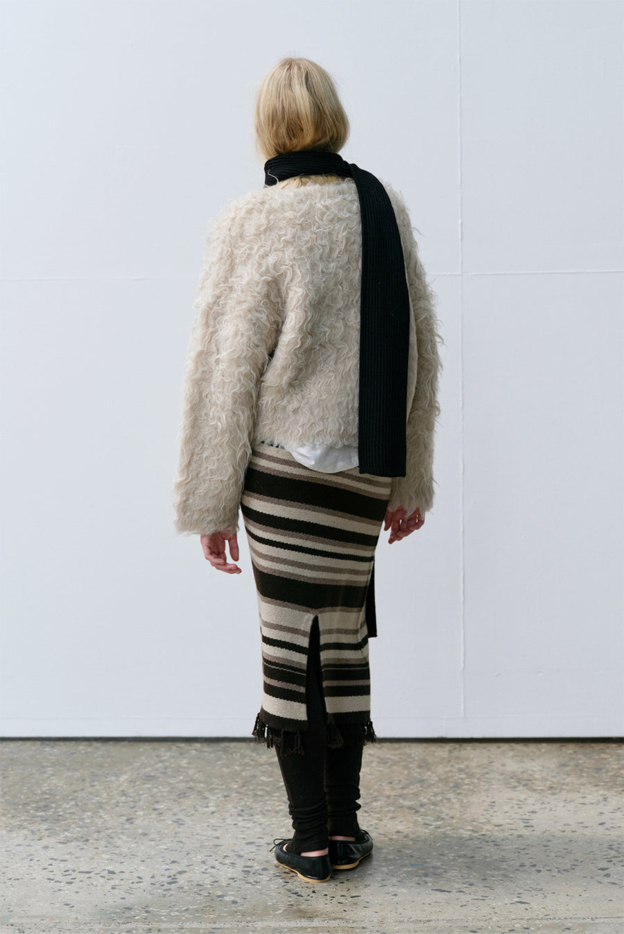 Brushed Cardigan - Gray