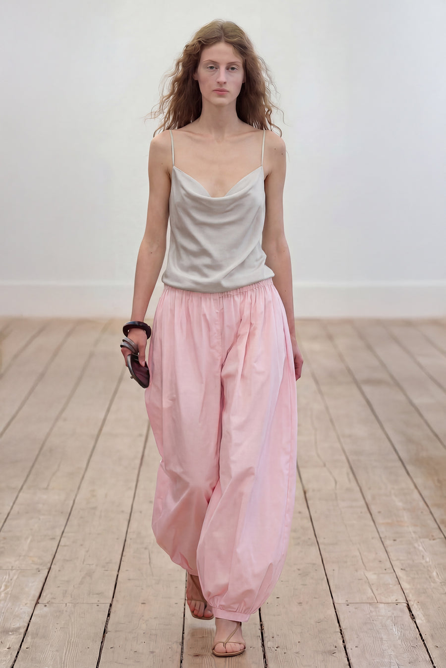 Balloon Parachute Trouser - Pink