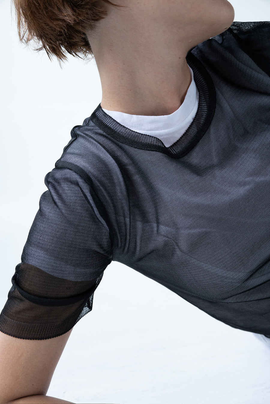 Sheer Mesh T - Black