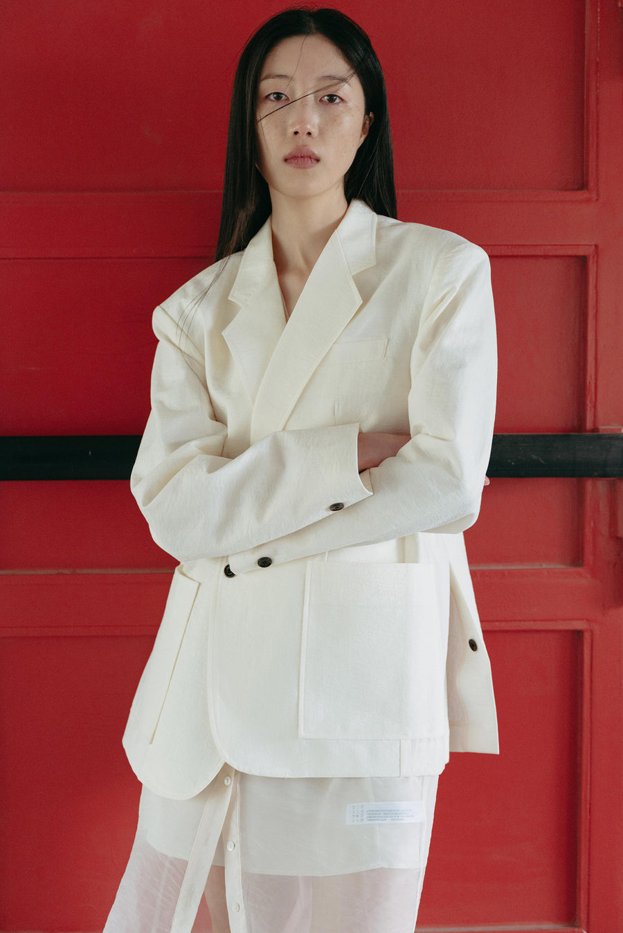 Boxy Blazer - White