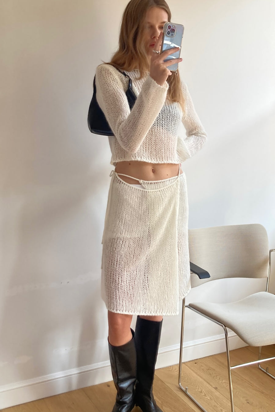 Knit Sweater - Gray