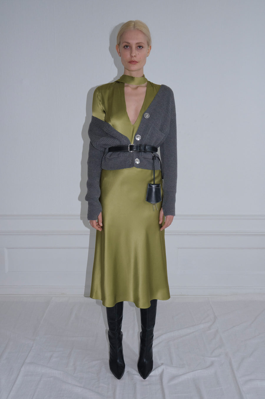 Saks Potts - Luca Dress - Moss Green