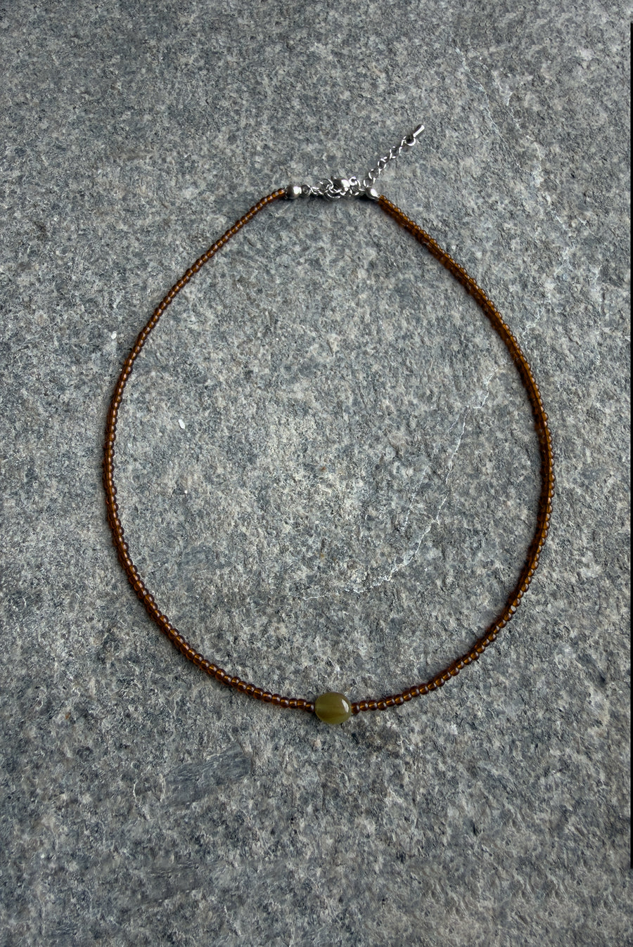 Bossa Beaded Necklace – Mustard