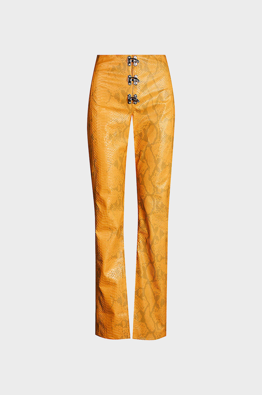 Leo - Gaia Yellow Leather Pants