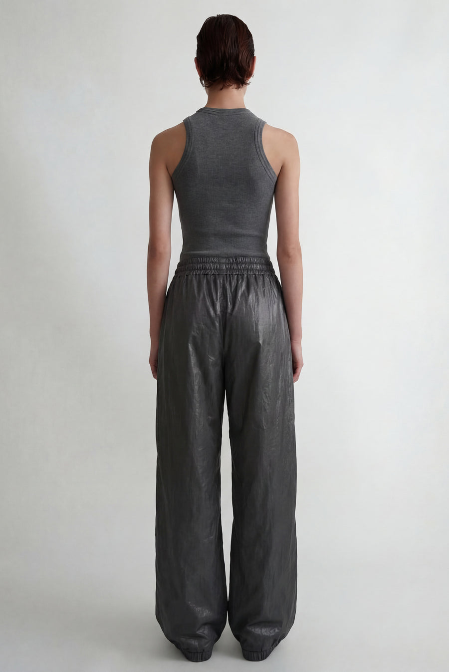 Technical Sheen Pants - Charcoal