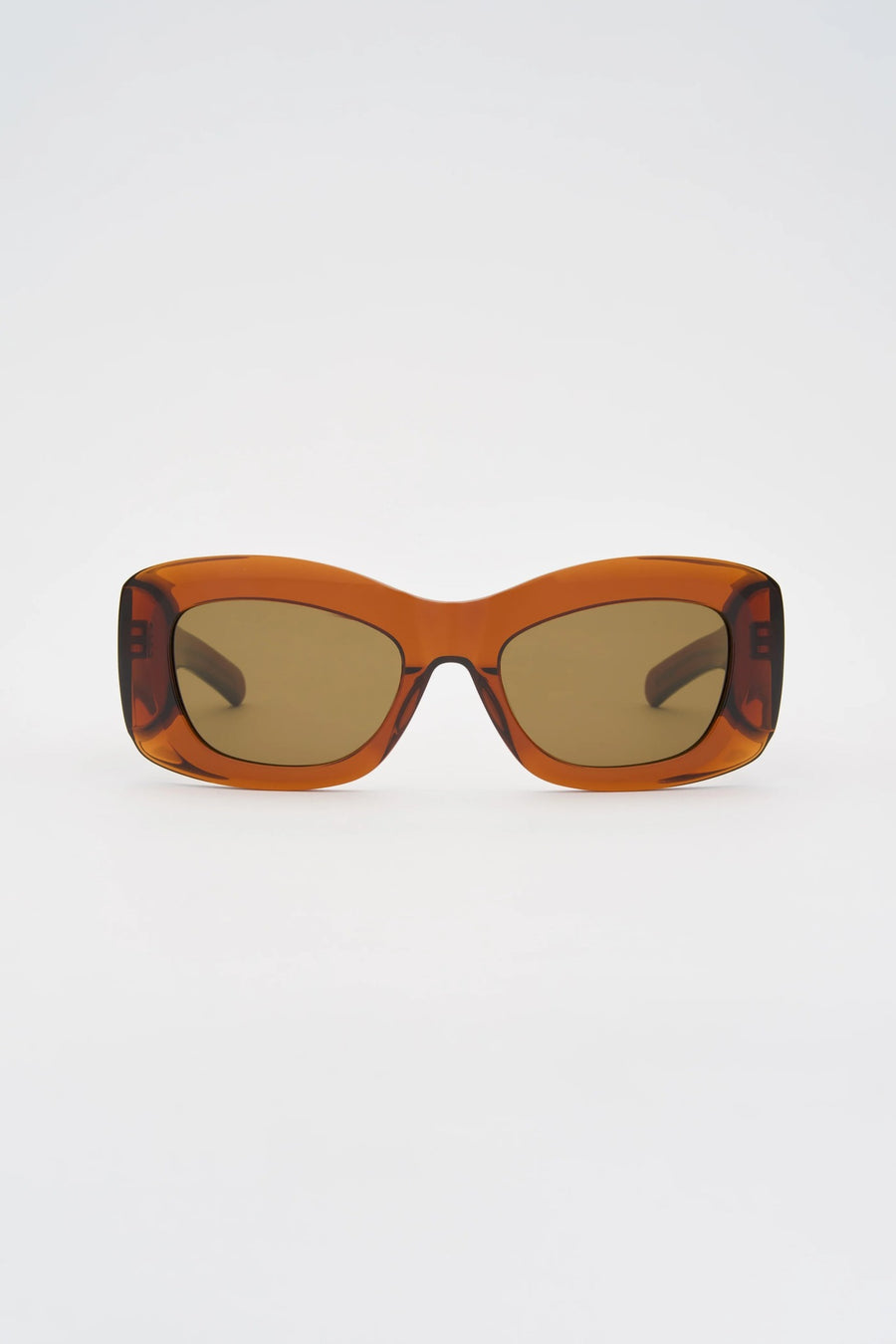 Flatlist x Freja Wewer - Poppy Sunglasses - Crystal Brown