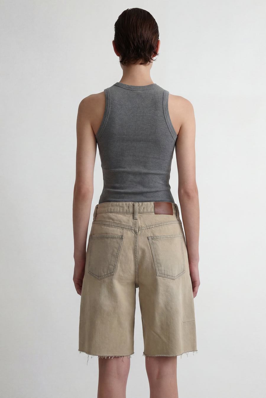 Fading Jorts - Brown