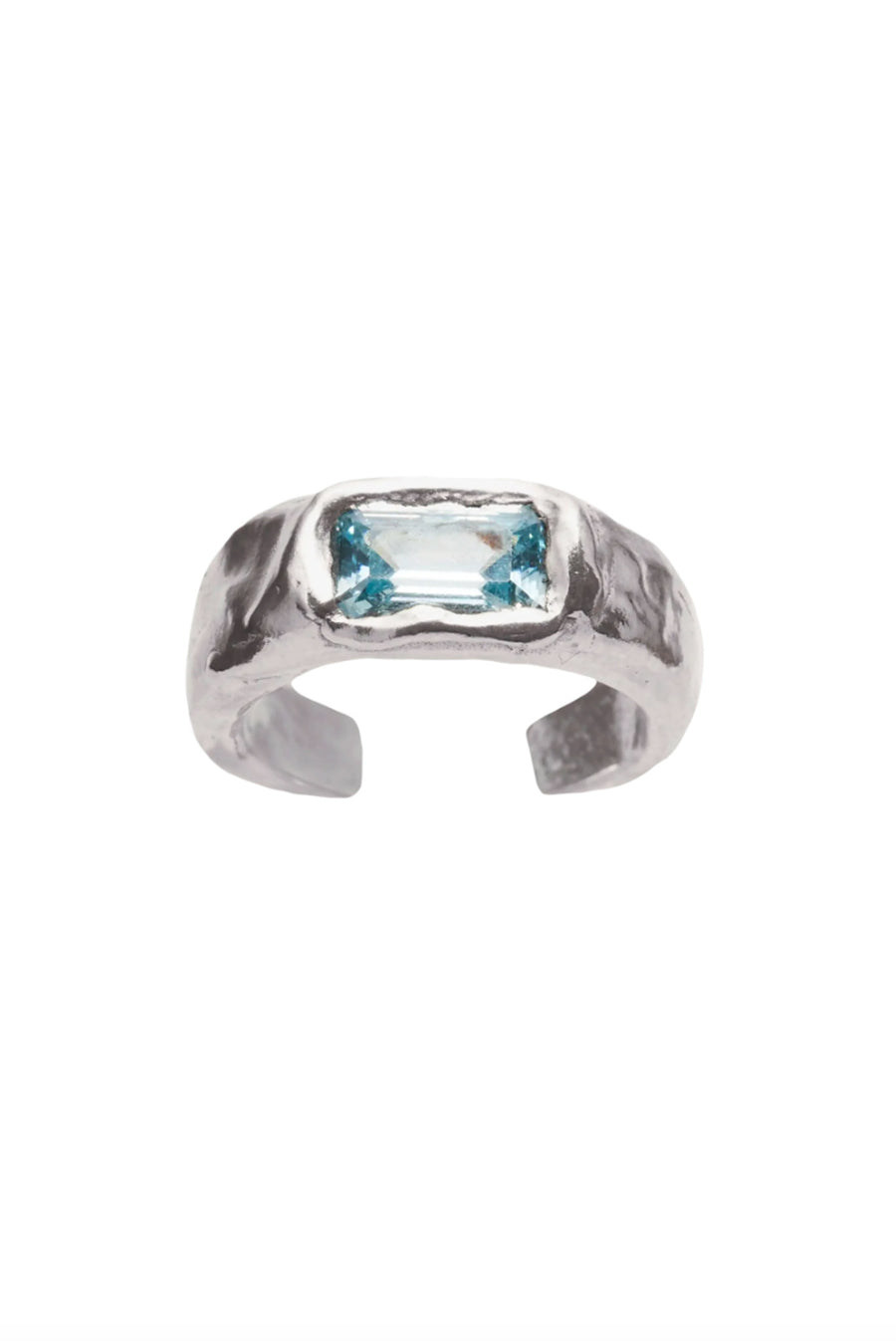 Simuero - Costa Toe Ring Blue - Silver