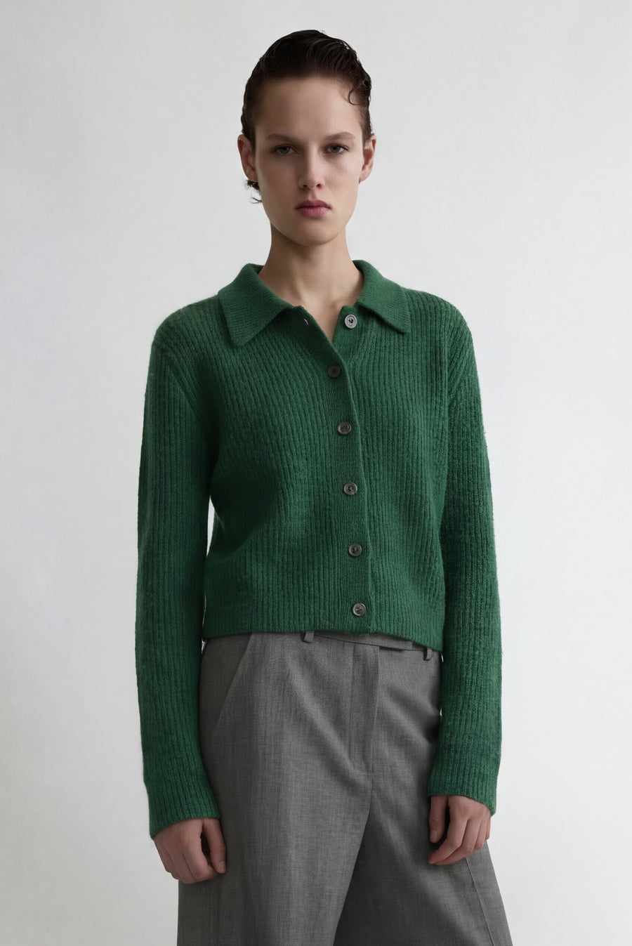 Legacy Buttoned Cardigan - Green