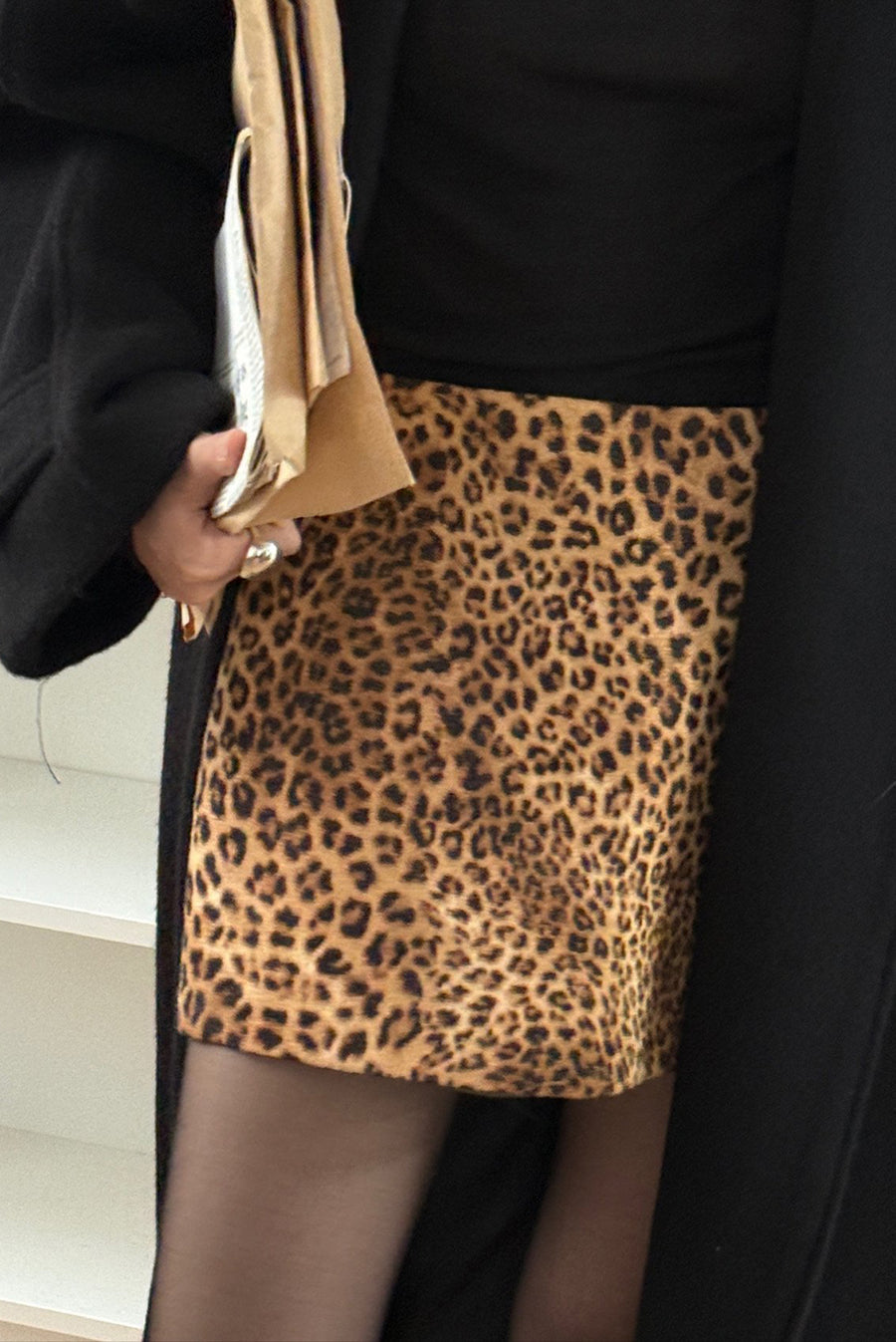 Leopard Mini Skirt