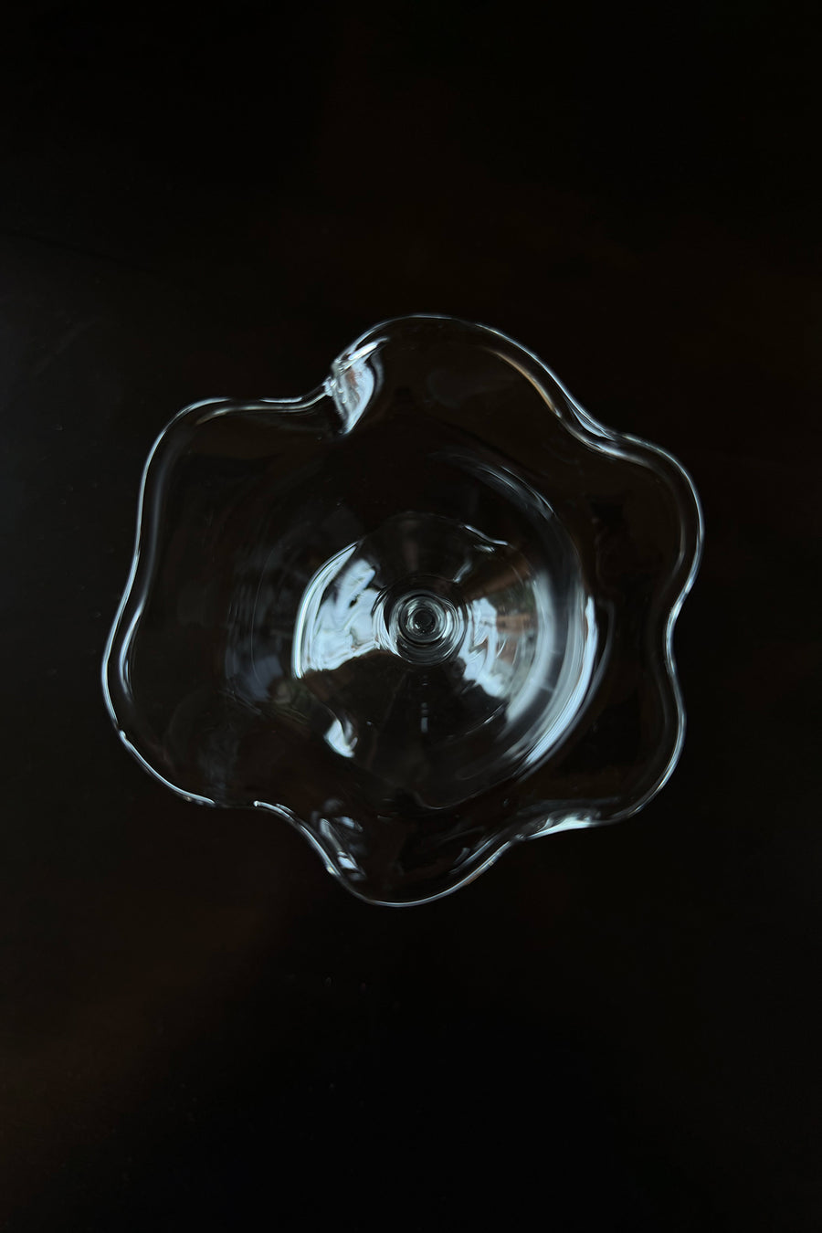 Proyecto Hebra - Handmade Inverse Ruffle Hem Glass