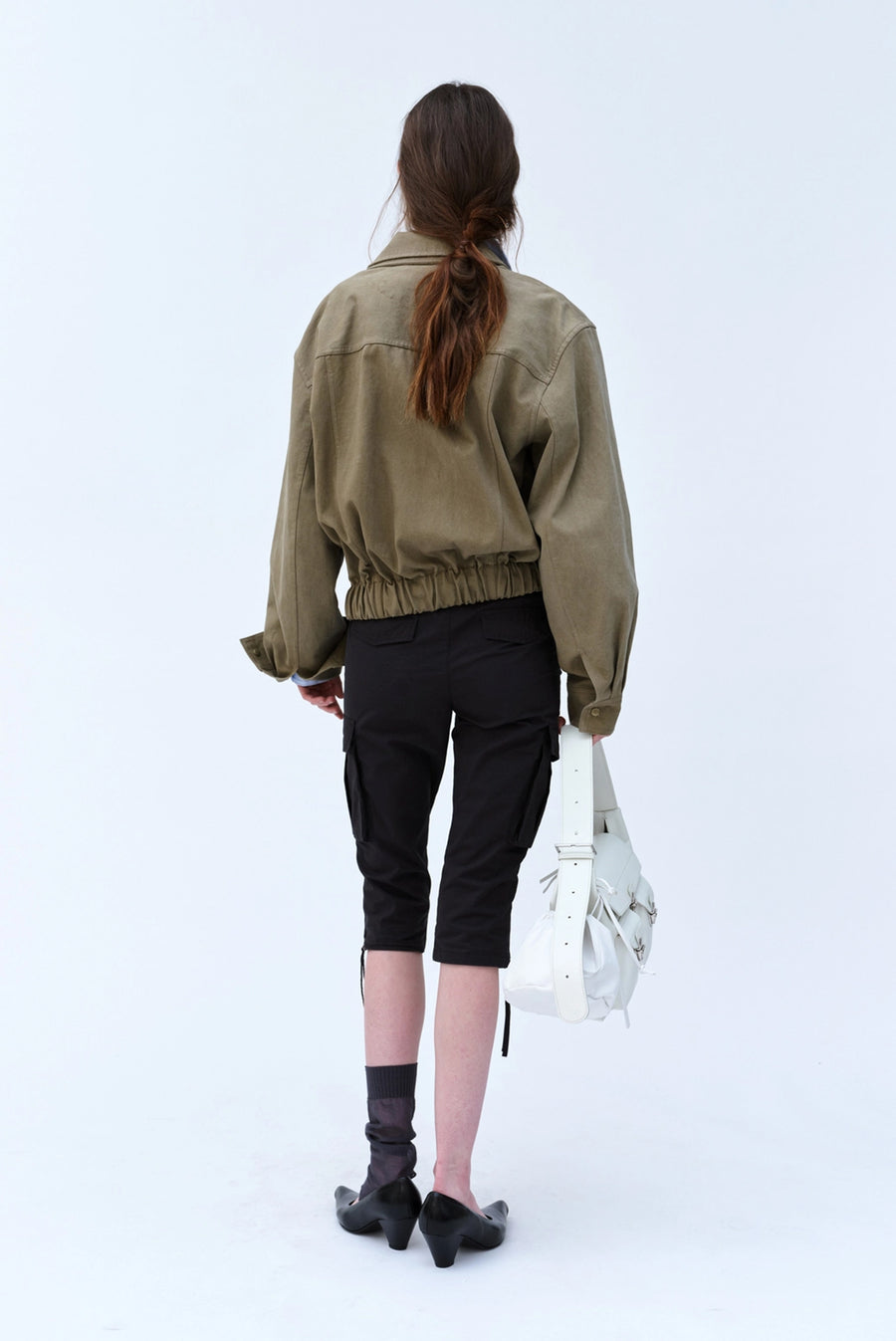 Utility Capri Pants - Black