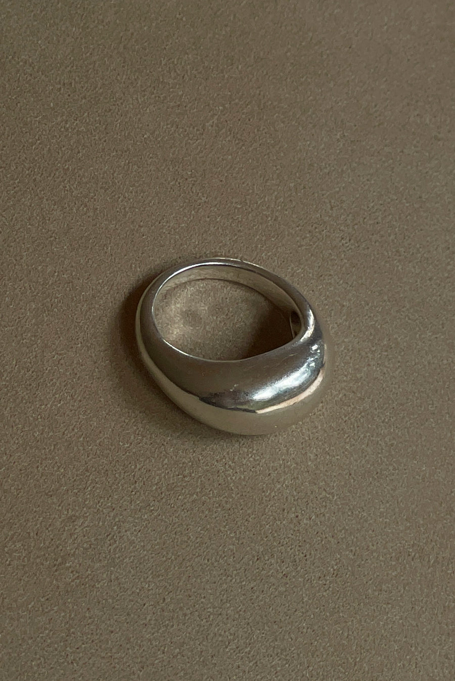Silver Moon Ring