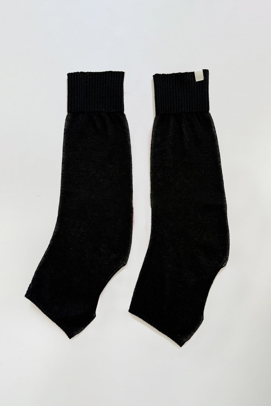 Sheer Sock Warmer - Black