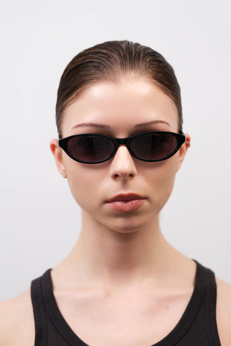 Flatlist - Olympia Sunglasses - Solid Black