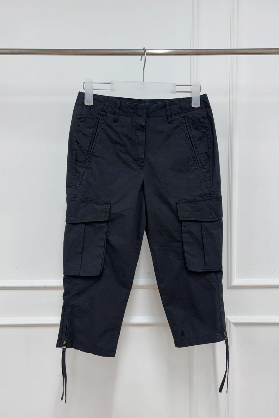 Utility Capri Pants - Black