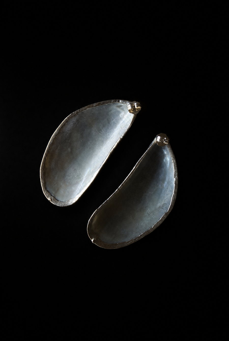 Valentina Quintero – Maxi Parcial Clip Earrings - Silver