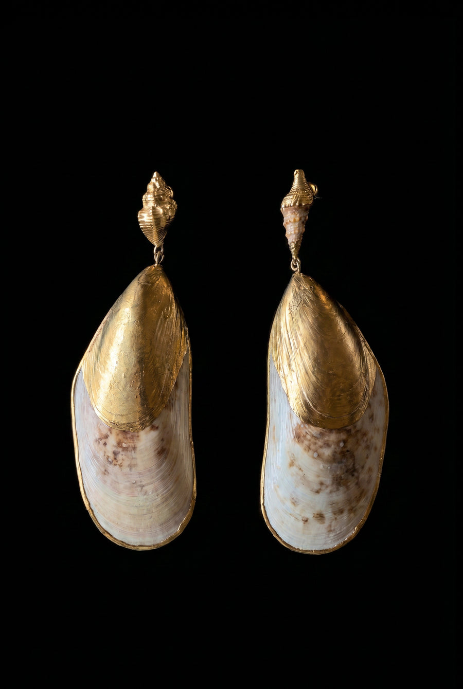 Valentina Quintero – Maxi Mini Topo II Earrings - Gold
