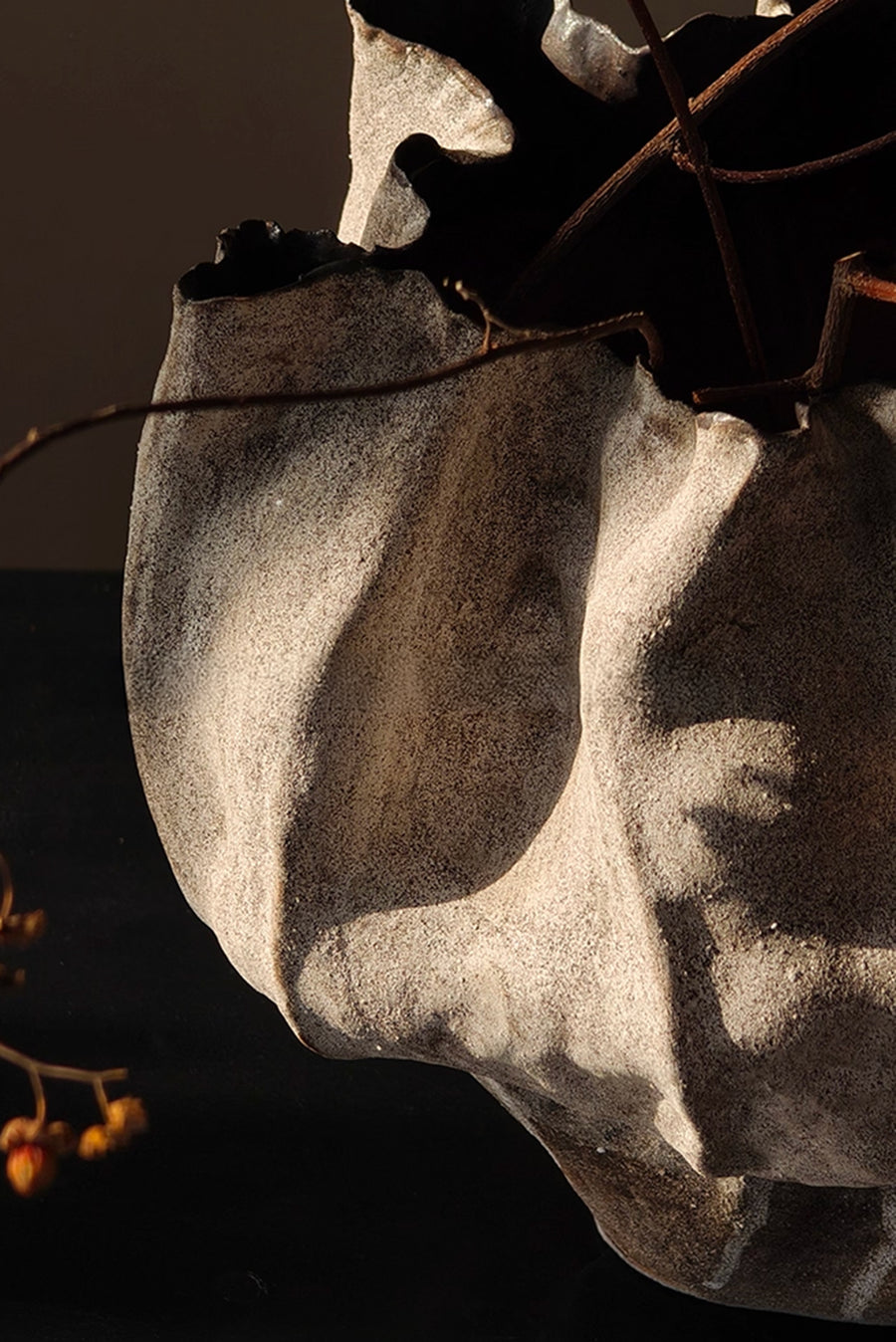 Volcanic Petal Vase