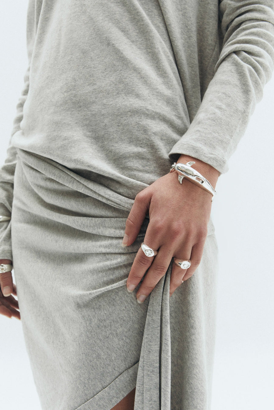 Los Delfines Bracelet - Silver