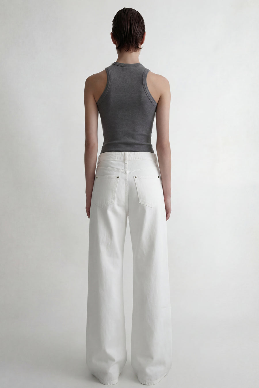 White Wide Leg Jeans