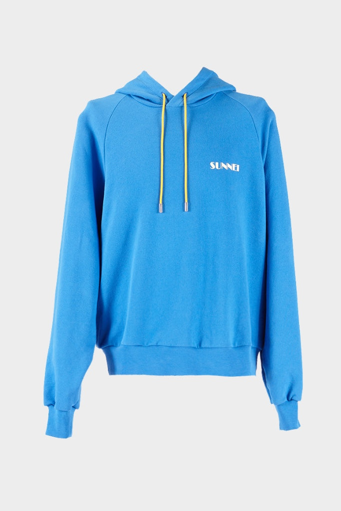 Sunnei - Hooded Sweatshirt - Azure