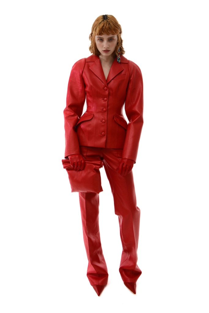 Lado Bokuchava - Low Rise Pants - Red