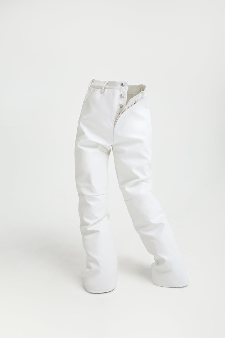 Kika Leather Pants - White