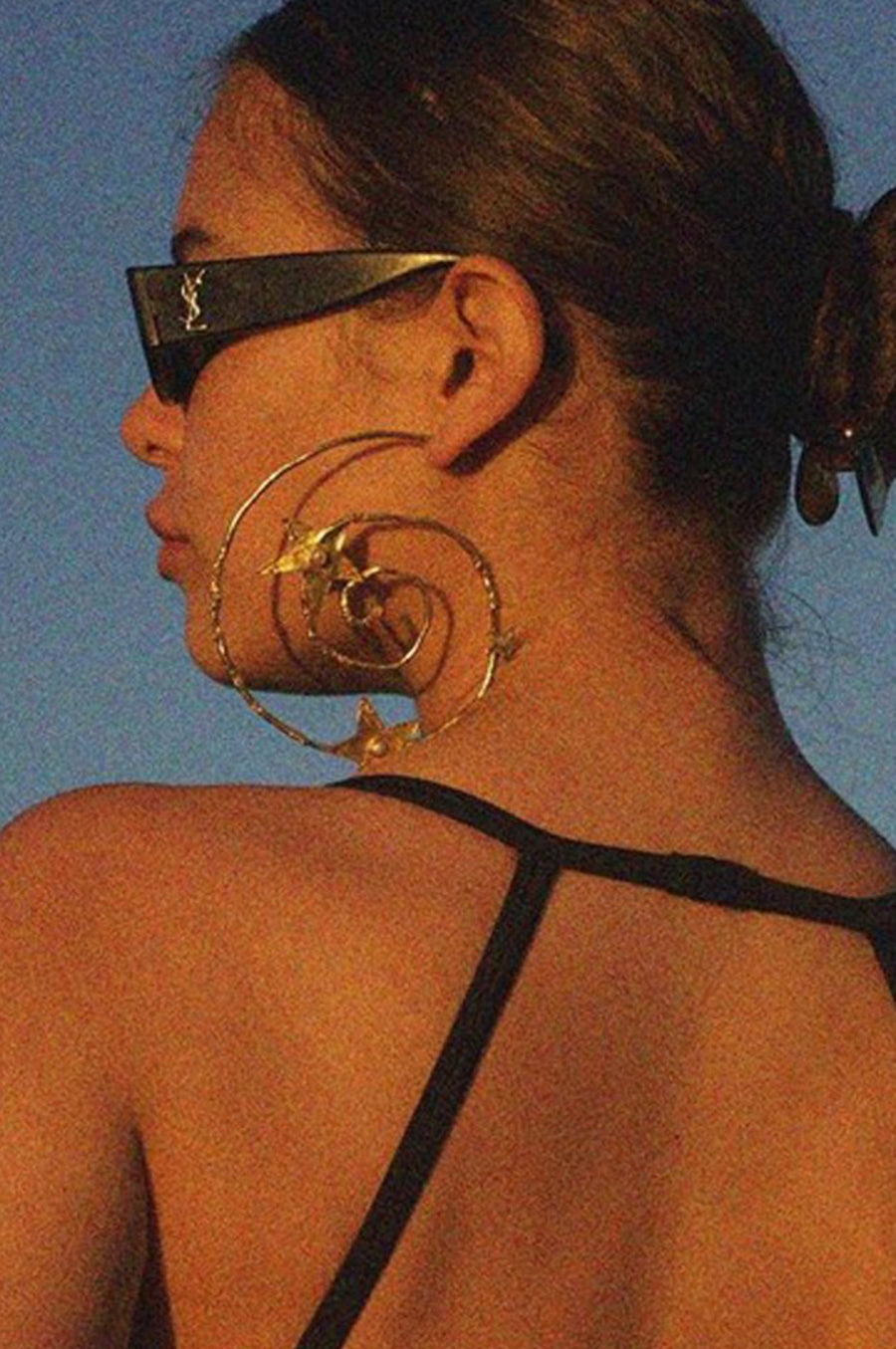 Beatriz Jardinha - Celine Hoops Earrings Gold