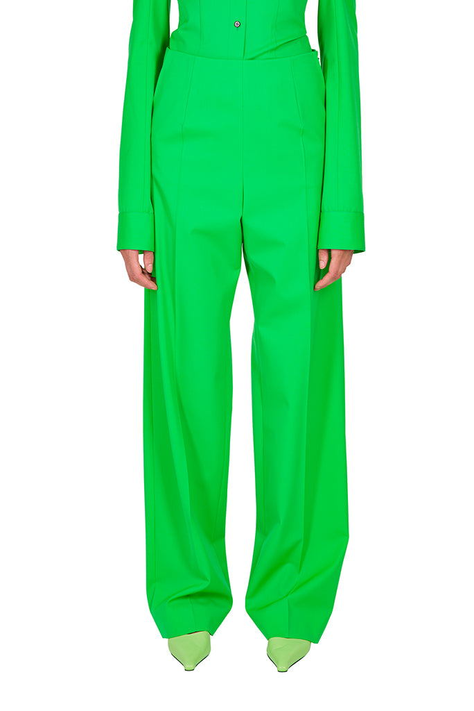 Kwaidan Editions - Wide Leg Trousers - Palm Green