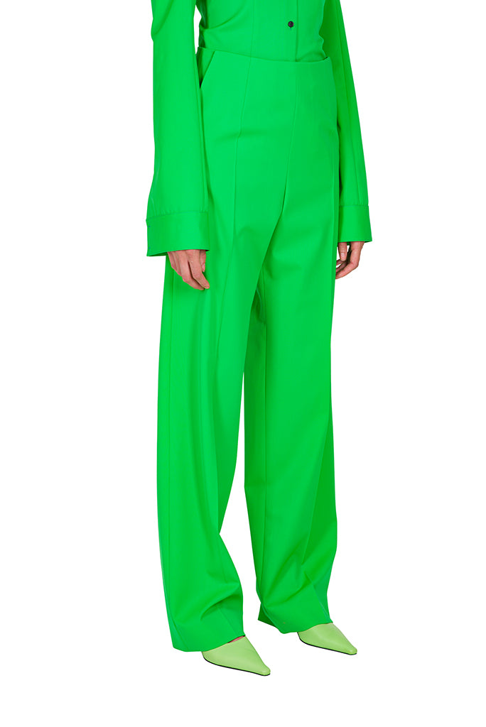Kwaidan Editions - Wide Leg Trousers - Palm Green