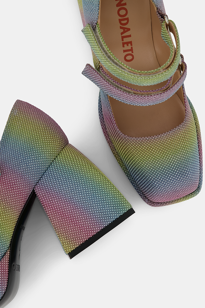 Nodaleto - Bulla Babies Shoe - Rainbow Sparkle
