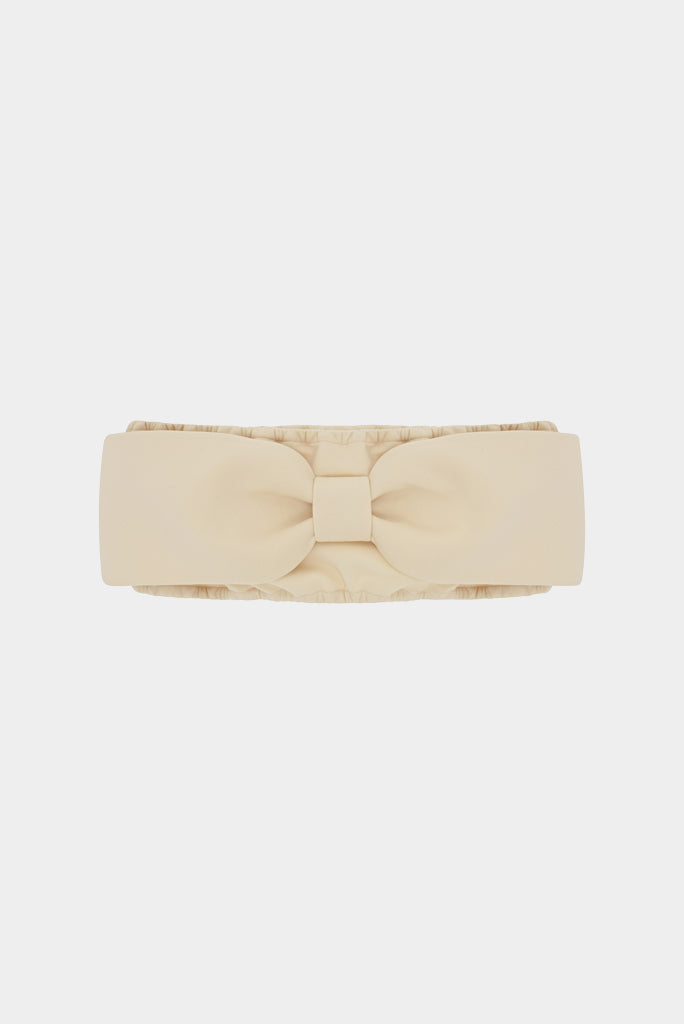 SHUSHU TONG - Bow Bandeau Top - Cream