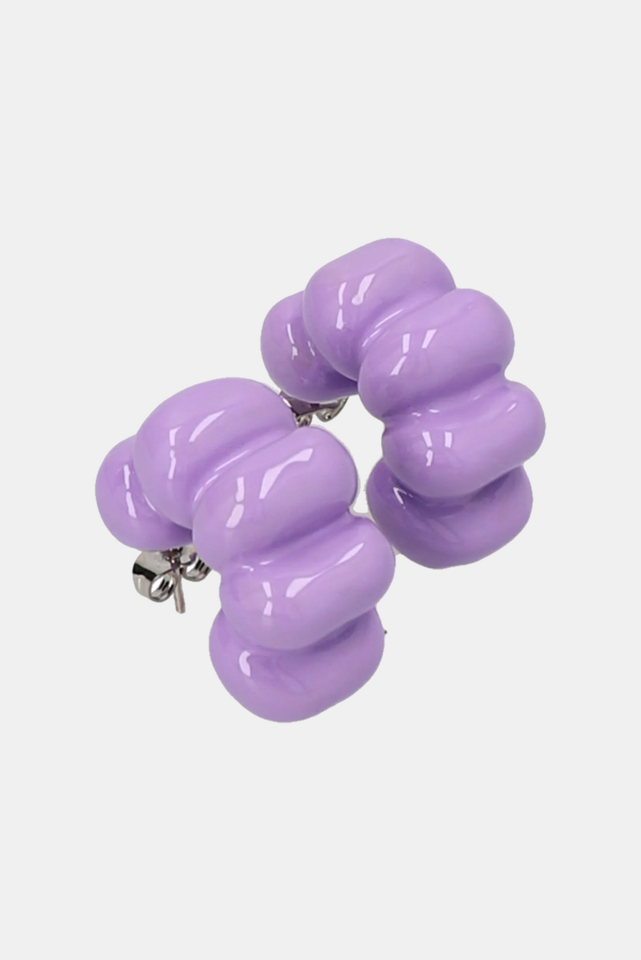 Sunnei - Puffy Earrings - Lilac
