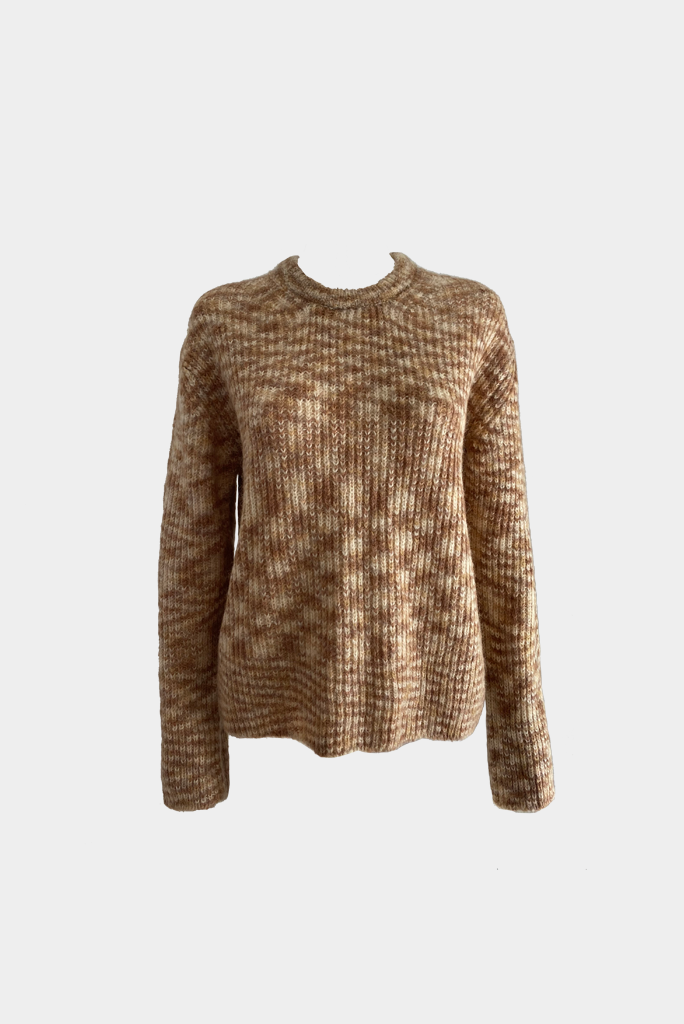 Aurora Crewneck Sweater - Brown