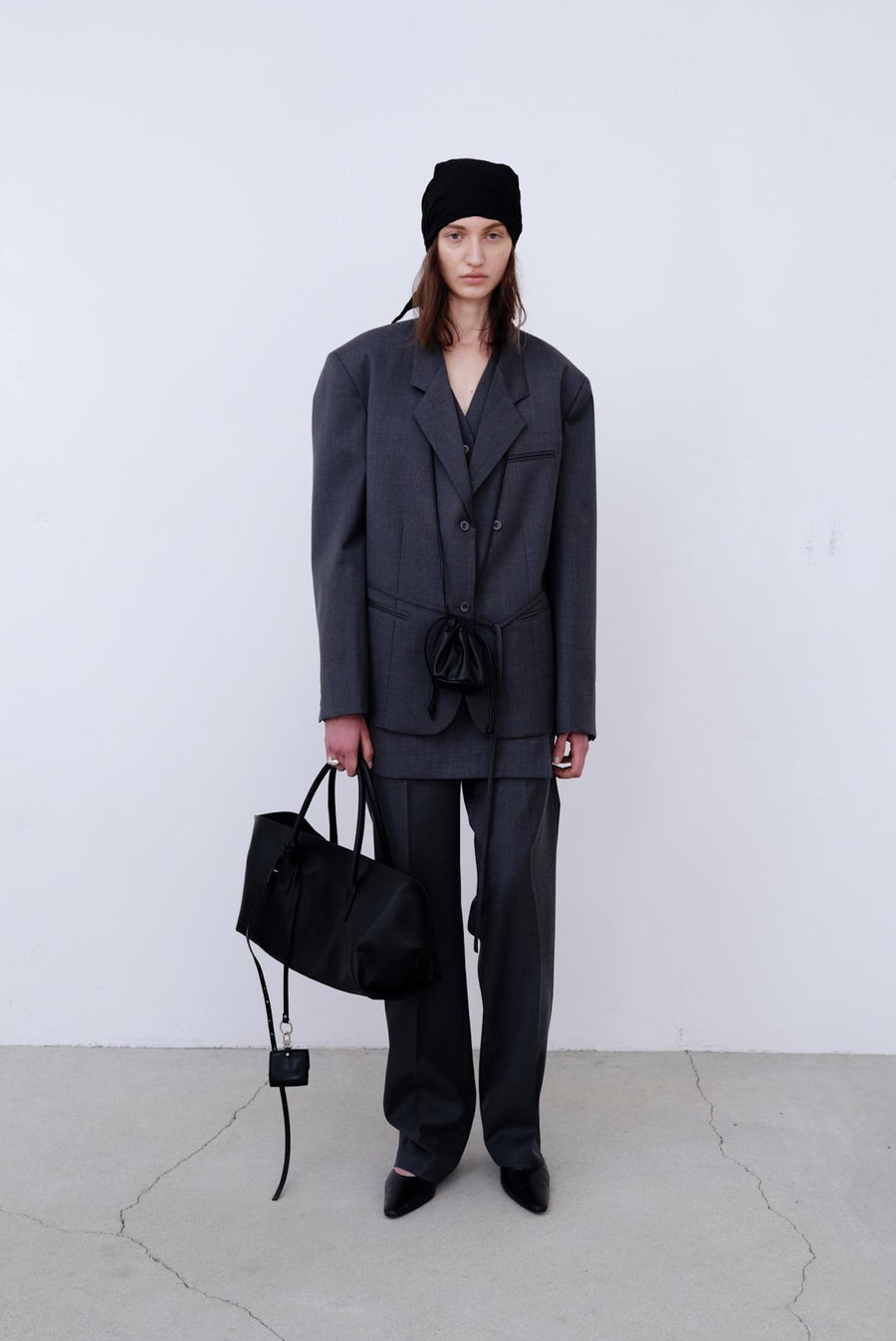 Oversize Charcoal Blazer