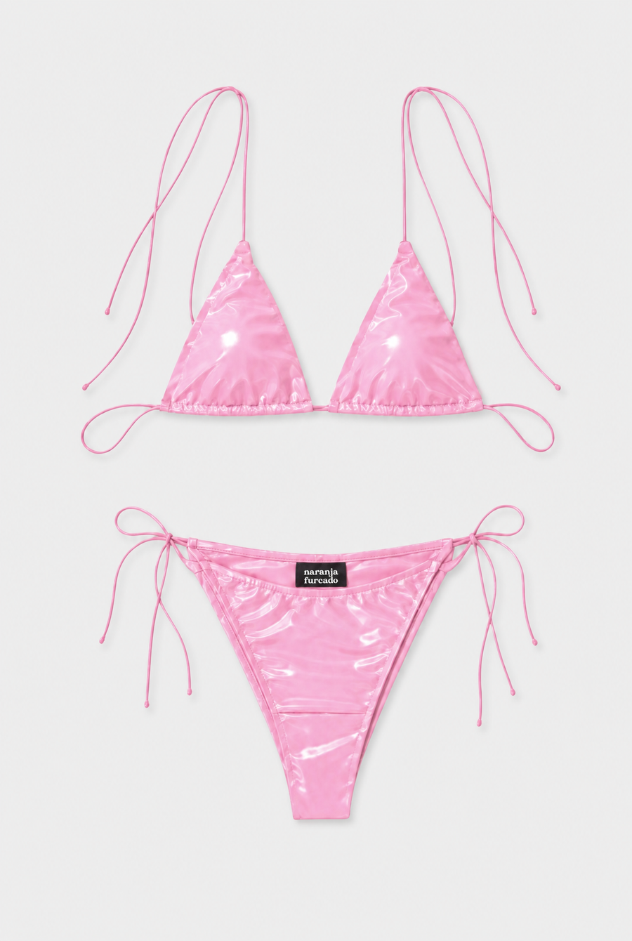 Naranja Furcado - Barbie Latex Triangle Set - Pink