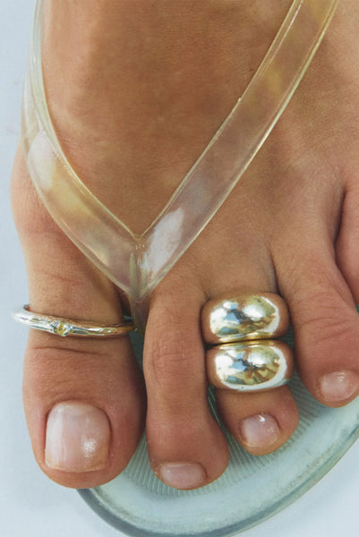 Simuero - Gota Toe Ring - Silver – Simonett