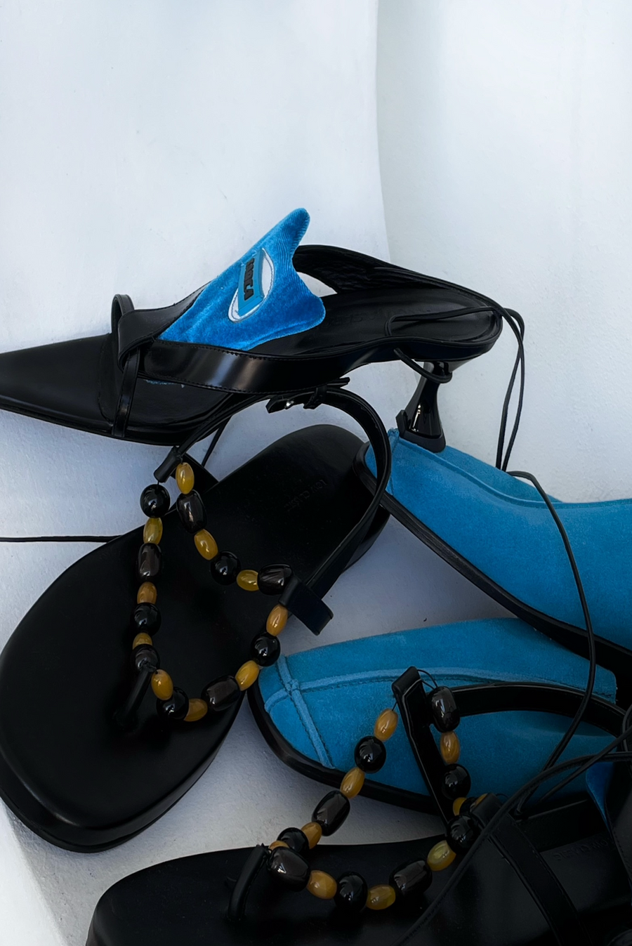 Low Classic - Beads Sandals - Yellow