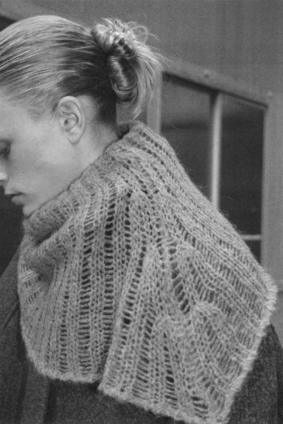 Alpaca Neckwarmer Top - Gray