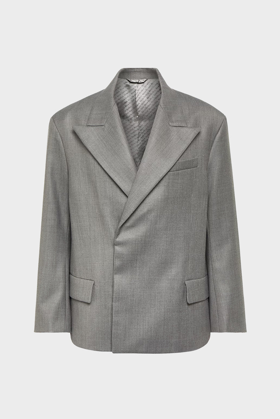 Acne Studios - Oversized Double Breasted  Blazer - Gray