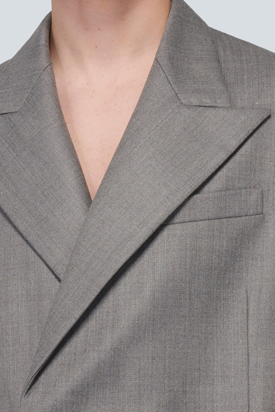 Acne Studios - Oversized Double Breasted  Blazer - Gray