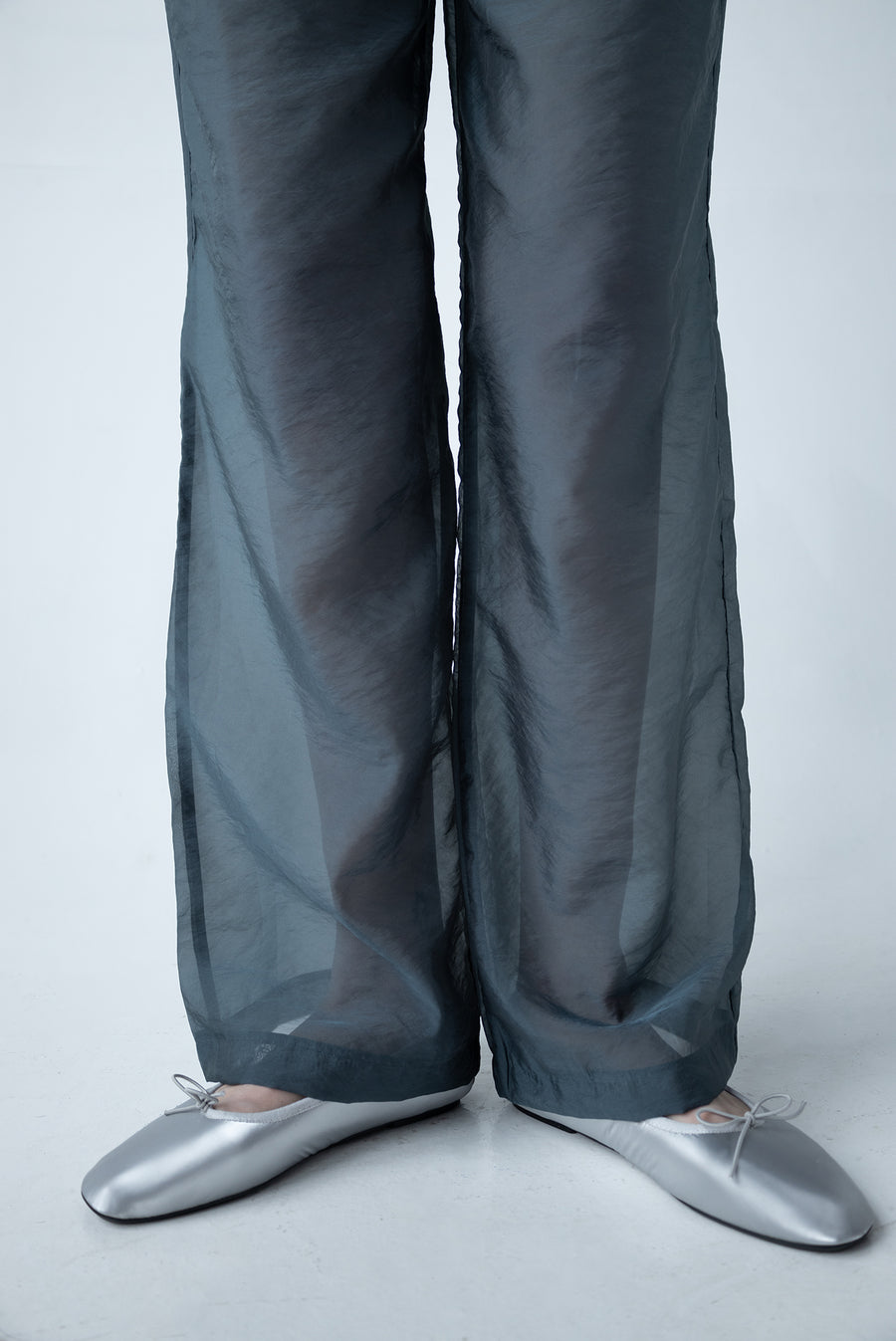 Sheer Flow Trousers - Blue