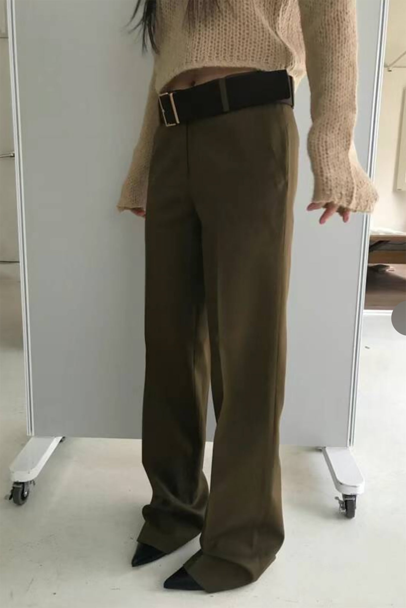 Vintage 90s Pants Womens 8 High Waist Pleated Tapered Leg
